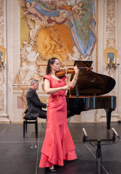 Kinga Augustyn (violin) and Corrado Ruzza (piano)