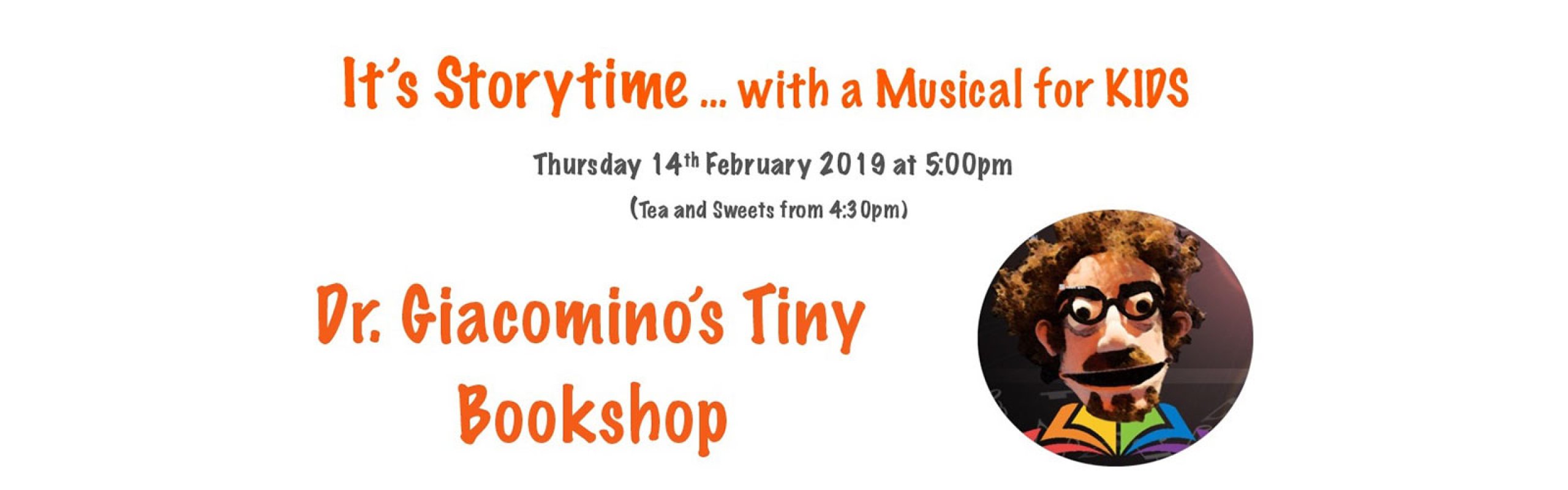 It's Storytime...with a Musical for Kids: Dr. Giacomino’s Tiny Bookshop